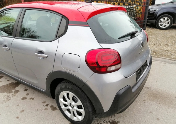 Citroen C3 cena 44500 przebieg: 68656, rok produkcji 2019 z Krasnystaw małe 352